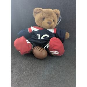 Build A Bear Bearemy Football Uniform Vintage Bear Plush Stuffed Animal